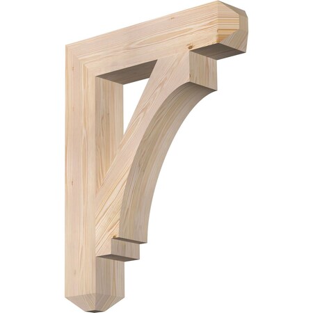 Ekena Millwork Imperial Craftsman Smooth Bracket, Douglas Fir, 5 1/2"W x 28"D x 36"H BKT06X28X36IMP04SDF